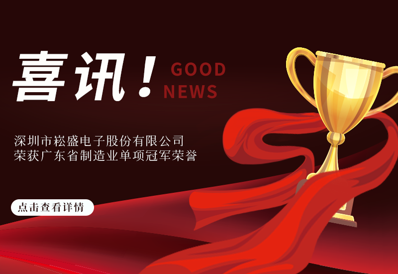 喜讯 ▏南宫NG28股份荣获广东省制造业单项冠军